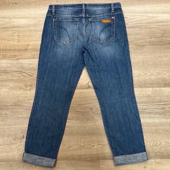 Joe’s Jeans Cigarette cuffed capri style jeans, size 28, medium wash - Picture 4 of 4